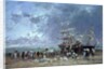 Unloading the Newfoundland Fishing Boat, 1873 by Eugene Louis Boudin