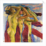 Three Nudes by Koloman Moser