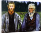 Father and Son, c.1904 by Edvard Munch