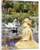 Young girl boating, 1884 by Berthe Morisot