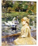 Young girl boating, 1884 by Berthe Morisot