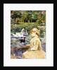Young girl boating, 1884 by Berthe Morisot