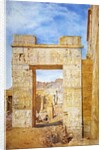 The Gateway of Philadelphus, Philae, Egypt, 1890 by Henry Roderick Newman