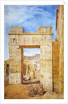 The Gateway of Philadelphus, Philae, Egypt, 1890 by Henry Roderick Newman