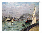 The Port of Le Havre, Normandy, 1905 by Maxime Emile Louis Maufra