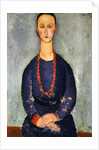 The Red Necklace, 1918 by Amedeo Modigliani