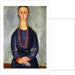 The Red Necklace, 1918 by Amedeo Modigliani