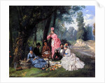 A Summer Luncheon, 1874 by Antonio Garcia Mencia