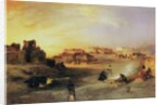 An Indian Pueblo, 1905 by Thomas Moran
