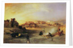 An Indian Pueblo, 1905 by Thomas Moran