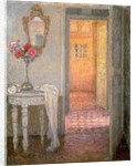 Interior of a Hallway by Henri Eugene Augustin Le Sidaner