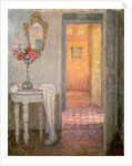 Interior of a Hallway by Henri Eugene Augustin Le Sidaner