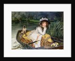 Young Woman in a Boat, or Reflections, c.1870 by James Jacques Joseph Tissot
