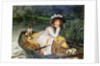 Young Woman in a Boat, or Reflections, c.1870 by James Jacques Joseph Tissot