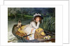 Young Woman in a Boat, or Reflections, c.1870 by James Jacques Joseph Tissot
