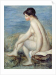 Seated Bather by Pierre Auguste Renoir