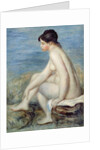 Seated Bather by Pierre Auguste Renoir