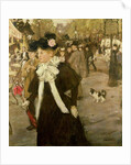 Boulevard des Italiens, c.1899 by Jean Francois Raffaelli