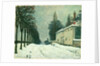 La Route de Louveciennes, Hiver, 1874 by Alfred Sisley