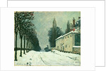 La Route de Louveciennes, Hiver, 1874 by Alfred Sisley