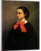 Portrait of Madame Jacquet by Gustave Courbet