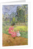 Woman and Child in a Garden by Edouard Vuillard
