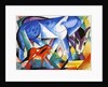 The First Animals, 1913 by Franz Marc
