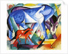 The First Animals, 1913 by Franz Marc