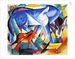 The First Animals, 1913 by Franz Marc