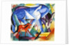 The First Animals, 1913 by Franz Marc