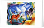 The First Animals, 1913 by Franz Marc