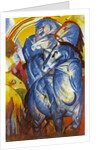 A Tower of Blue Horses, 1913 by Franz Marc