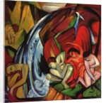 The Waterfall, 1912 by Franz Marc