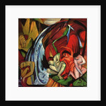 The Waterfall, 1912 by Franz Marc