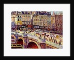 Le Quai Conti, Paris, 1896 by Maximilien Luce