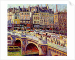 Le Quai Conti, Paris, 1896 by Maximilien Luce