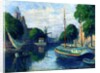 Barges on a Canal at Rotterdam, 1908 by Maximilien Luce
