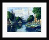 Barges on a Canal at Rotterdam, 1908 by Maximilien Luce