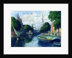 Barges on a Canal at Rotterdam, 1908 by Maximilien Luce