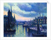 The Port of Rotterdam at Night, 1908 by Maximilien Luce