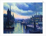 The Port of Rotterdam at Night, 1908 by Maximilien Luce