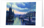 The Port of Rotterdam at Night, 1908 by Maximilien Luce