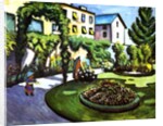 The Artist's Garden in Bonn, Germany, 1911 by August Macke