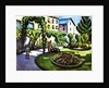 The Artist's Garden in Bonn, Germany, 1911 by August Macke