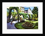 The Artist's Garden in Bonn, Germany, 1911 by August Macke