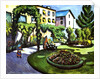 The Artist's Garden in Bonn, Germany, 1911 by August Macke