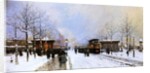 Porte Maillot in Winter, Paris, 1899 by Luigi Loir