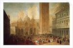 Piazza San Marco, Venice, c.1722 by Luca Carlevaris