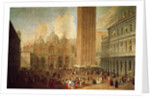 Piazza San Marco, Venice, c.1722 by Luca Carlevaris