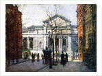 The New York Library by Paul Cornoyer